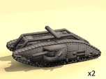 1/160 Mark V Male tank 