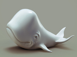 Happy Whale small 60mm long