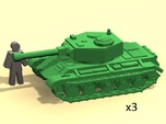 6mm WW2 tank (3)