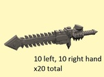 28mm Evil chain swords + hands
