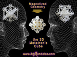 3D Metatron's Cube (add your own magnets)
