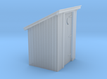 HO Scale board siding outhouse