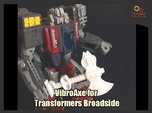 Transformers TR Broadside's VibroAxe