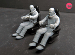 SPACE 2999 1/48 ASTRONAUT PILOT W HEAD AND SEATS