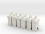 Chimney Stack - Small Type 1 X 6 - OO Scale