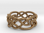 Leaf Celtic Knot Ring
