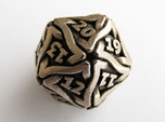 'Twined' Dice D20 Spindown Life Counter Die 24mm