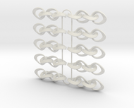 Mobius Strip Earrings - 5 pairs