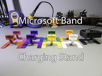 Microsoft Band Charging Stand in Black Natural Versatile Plastic