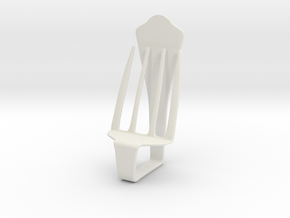 Chair No. 34 in White Natural Versatile Plastic
