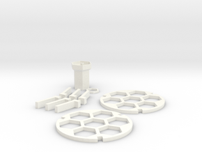 Acute Brain Slice incubation holder in White Processed Versatile Plastic