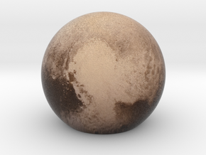 Pluto Sphere Small in Full Color Sandstone