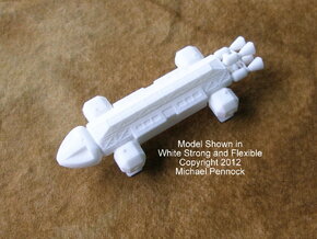 SF01 Space Transport (1/300) in White Natural Versatile Plastic