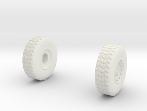 ECU WHEELS 1/87 in White Natural Versatile Plastic