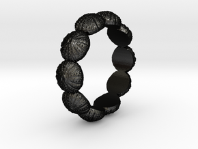 Urchin Ring 1 - US-Size 11 (20.68 mm) in Matte Black Steel