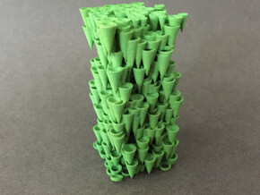 Cone Forest in Green Processed Versatile Plastic
