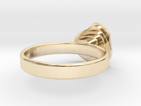 Gold Mine Ring - UK L (inside diameter 16.31mm) in 14K Yellow Gold