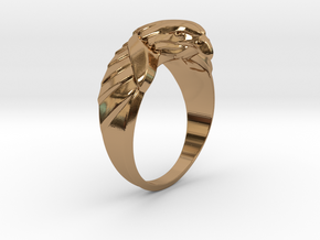 Eagle Ring 17mm in Polished Brass