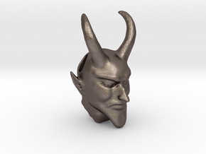 Devil in Polished Bronzed Silver Steel