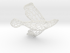 Dove2-whole-TR4 Rescaled(2.5) Rescaled(2) Voronoi  in White Natural Versatile Plastic