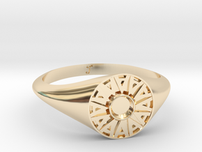 Ambit Energy Womans ring w/ 3mm stone in 14K Yellow Gold