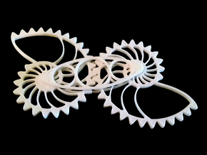 Nautilus Gears in White Natural Versatile Plastic