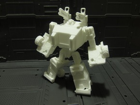 OUTLAND - transforming to robot from off load car in White Natural Versatile Plastic