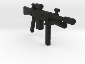 1/18 assault rifle grenade launcher in Black Natural Versatile Plastic