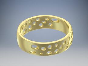 Cheese Ring Size 8 (18) in 14K Yellow Gold