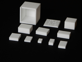 FenCube in White Natural Versatile Plastic