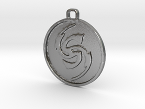 Flicker Symbol in Natural Silver