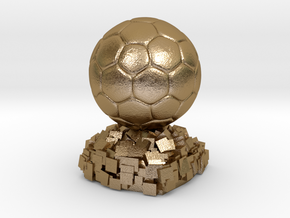 FIFA Ballon d'Or in Polished Gold Steel