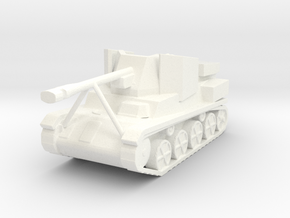 Jagd Toldi Hungarian Tank Hunter SPG 1/100th 15mm in White Processed Versatile Plastic