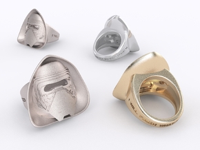 Kylo Ren Ring in Polished Bronzed Silver Steel