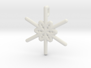 Snowflakes Series III: No. 24 in White Natural Versatile Plastic