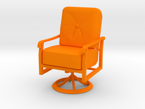 Mini Chair in Orange Processed Versatile Plastic