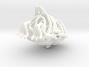 Owl Armature in White Processed Versatile Plastic