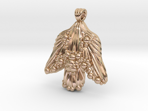 Abstract Angel in 14k Rose Gold Plated Brass