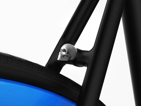 NEW! Skull NUT, for M6 x1 Screw in White Processed Versatile Plastic