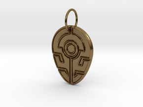 Outsider's Pendant in Polished Bronze