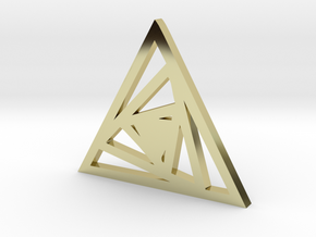 Triangle Pendant- Sacred Geometry Collection in 18k Gold