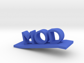 Modlogo8 in Blue Processed Versatile Plastic