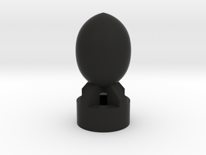 Mini Nuke in Black Natural Versatile Plastic