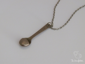 Spoon Pendant Big in Polished Nickel Steel