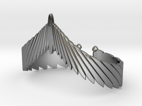 Falcon Wing Bracelet in Polished Silver