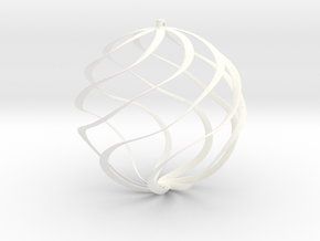 ornament for christmas tree in White Processed Versatile Plastic