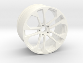 Sport Wheels in White Processed Versatile Plastic