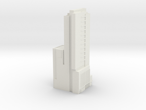Seattle Knight Building  in White Natural Versatile Plastic