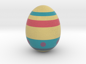 Racing For Eggs (real Egg Size) in Full Color Sandstone