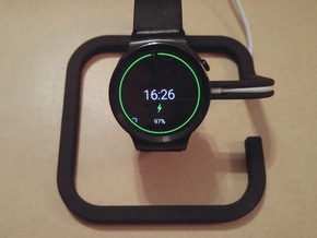 Huawei Watch Charging Stand in Black Natural Versatile Plastic